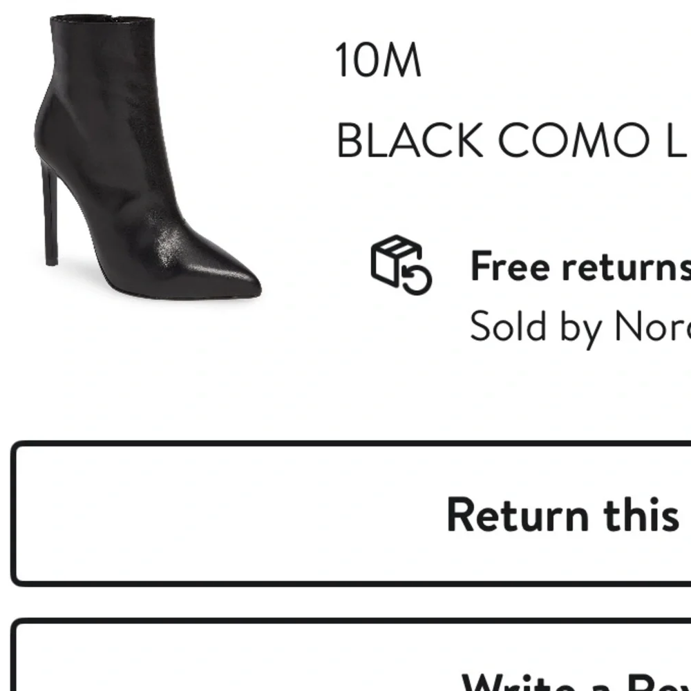 Tony Bianco Black Pointed Stiletto Ankle Boots